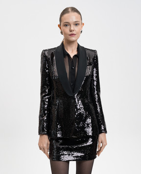Dondup Black sequined jacket DJ749OF0199DXXXC
