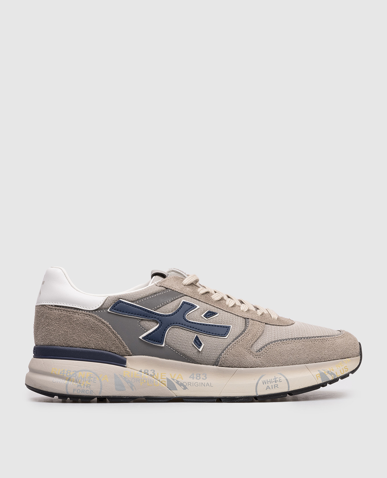 Beige combination sneakers MICK