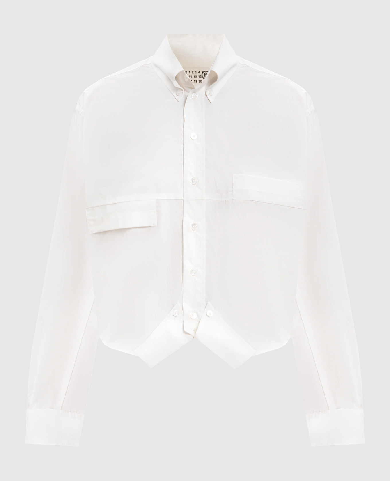 

White shirt with mirror design Maison Margiela MM6