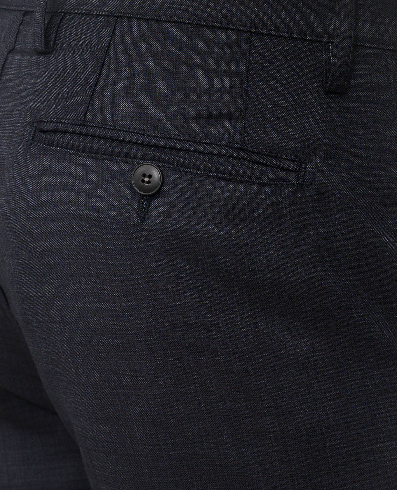 Blue wool pants Canali 5