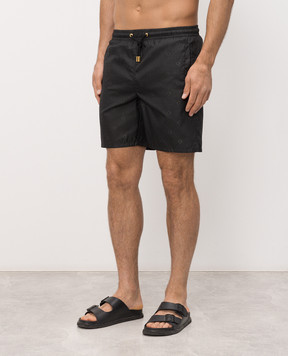 Stefano Ricci Black printed swim shorts M6B6200050B65450