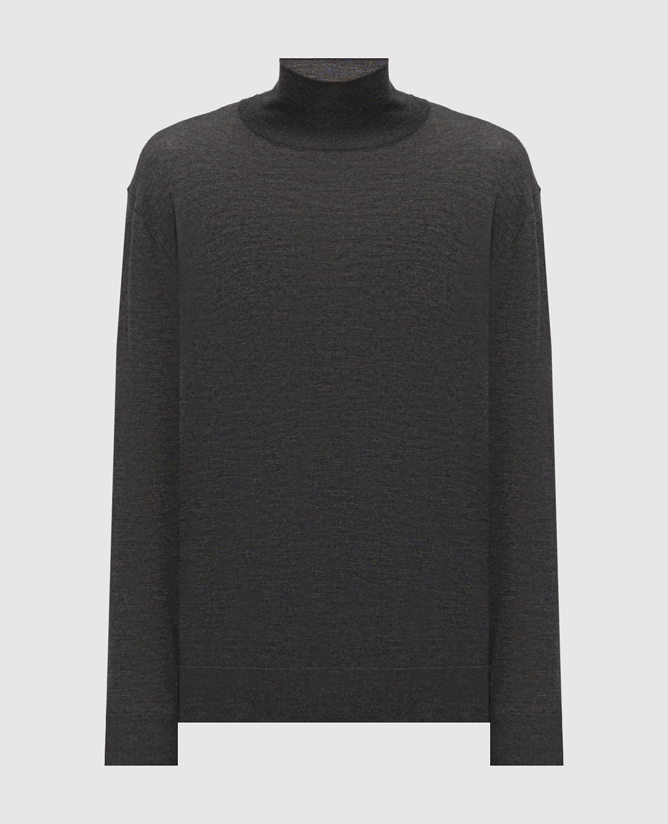 Gray Orly cashmere and silk turtleneck