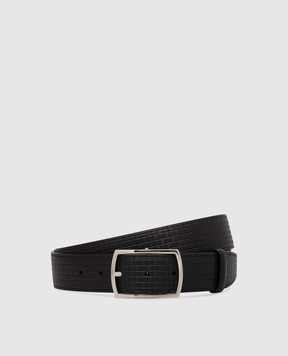 Serapian Black leather reversible belt SRSTSMBE722735QB06