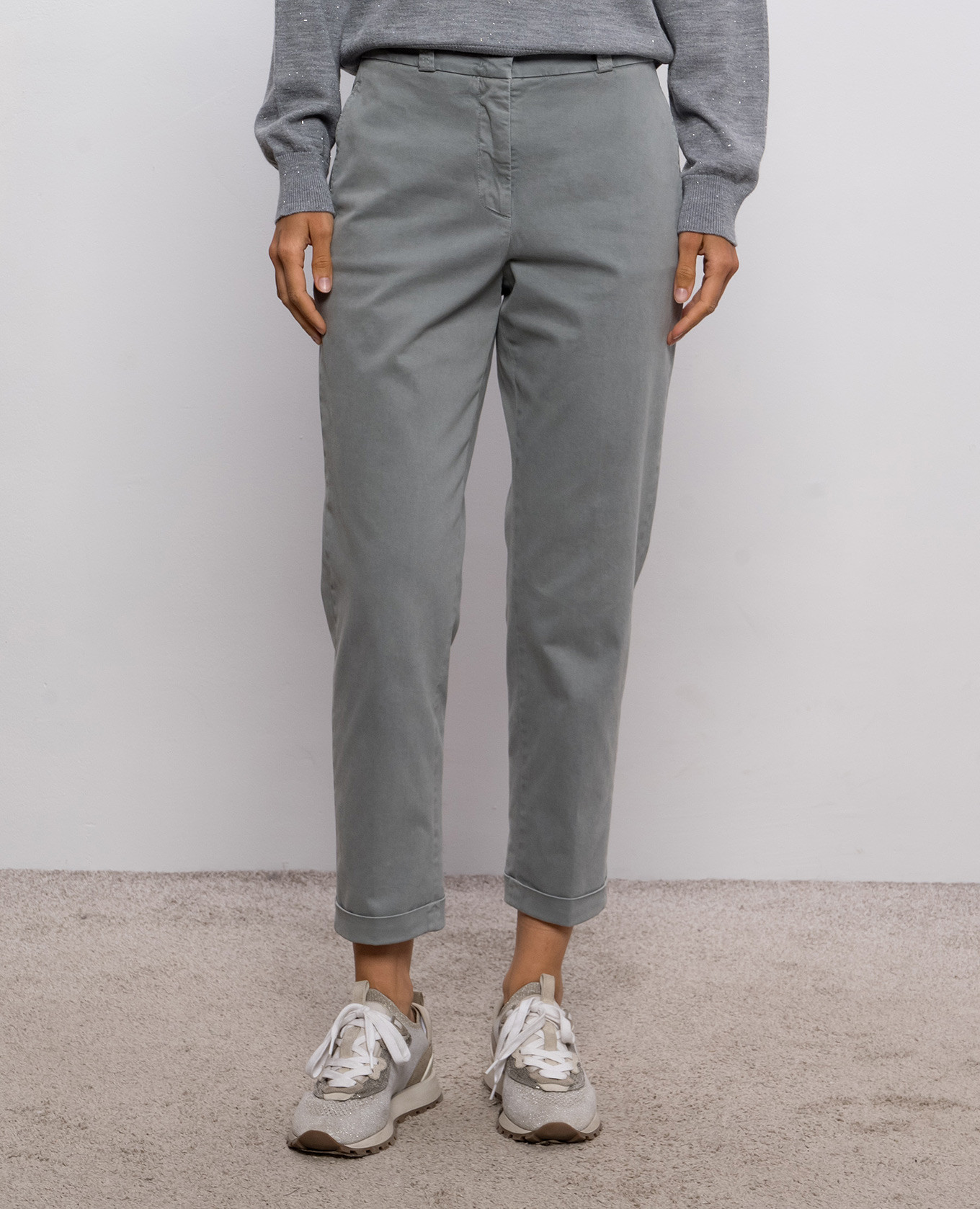 

Gray pants Peserico, Grey