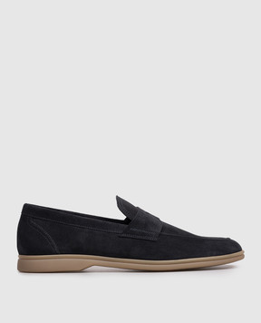 Sturlini Blue suede loafers U1800SF