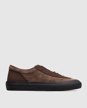 Stone Island Brown suede sneakers L2SFWS100020S0539