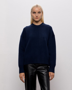 Loulou de Saison Pia blue cashmere sweater PIALDS