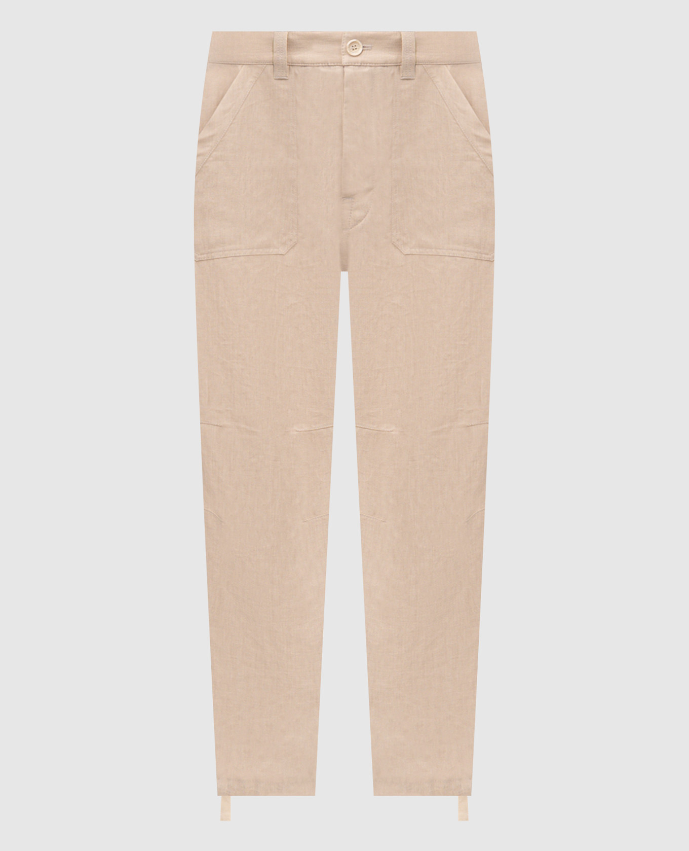 

Beige linen pants Brunello Cucinelli