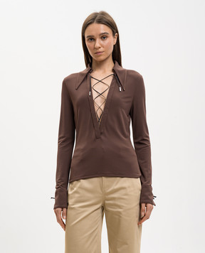 16Arlington Brown Pia top T431SS2603