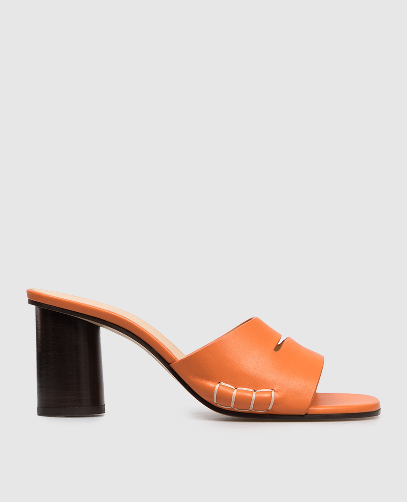 

Orange leather mules JW Anderson