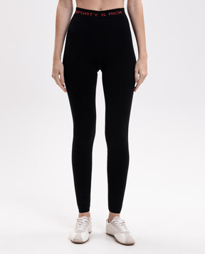 Sporty & Rich Black wool leggings PA09682315BA01
