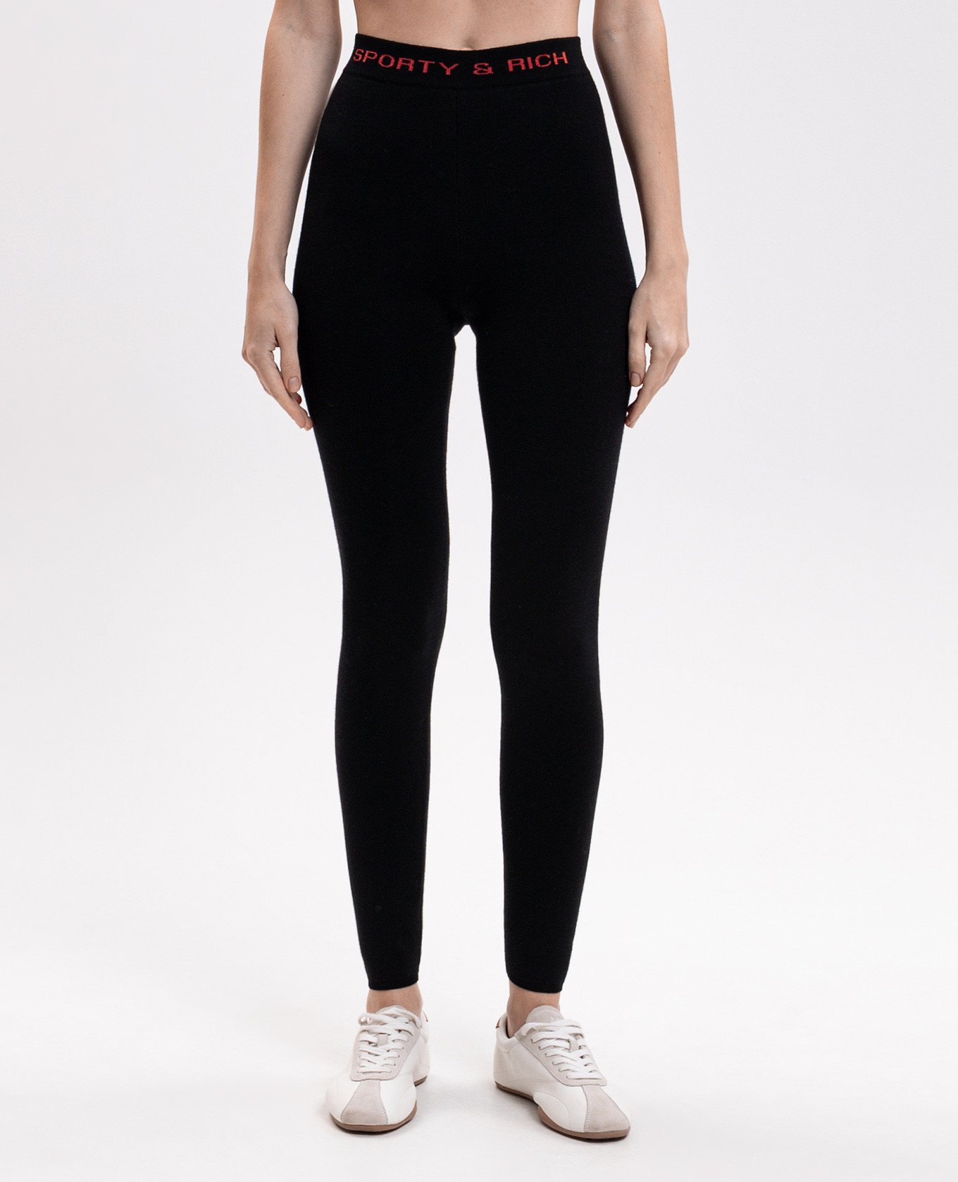 Black wool leggings Sporty & Rich 2