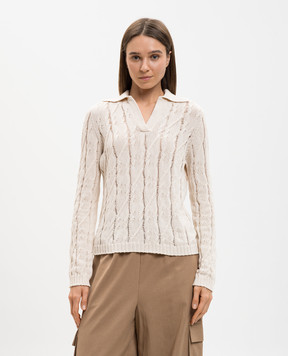 Twinset Beige pullover with pattern 261TP3490