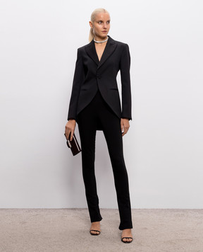 Max & Co Black TENNIS jacket with wool MCLTENNIS