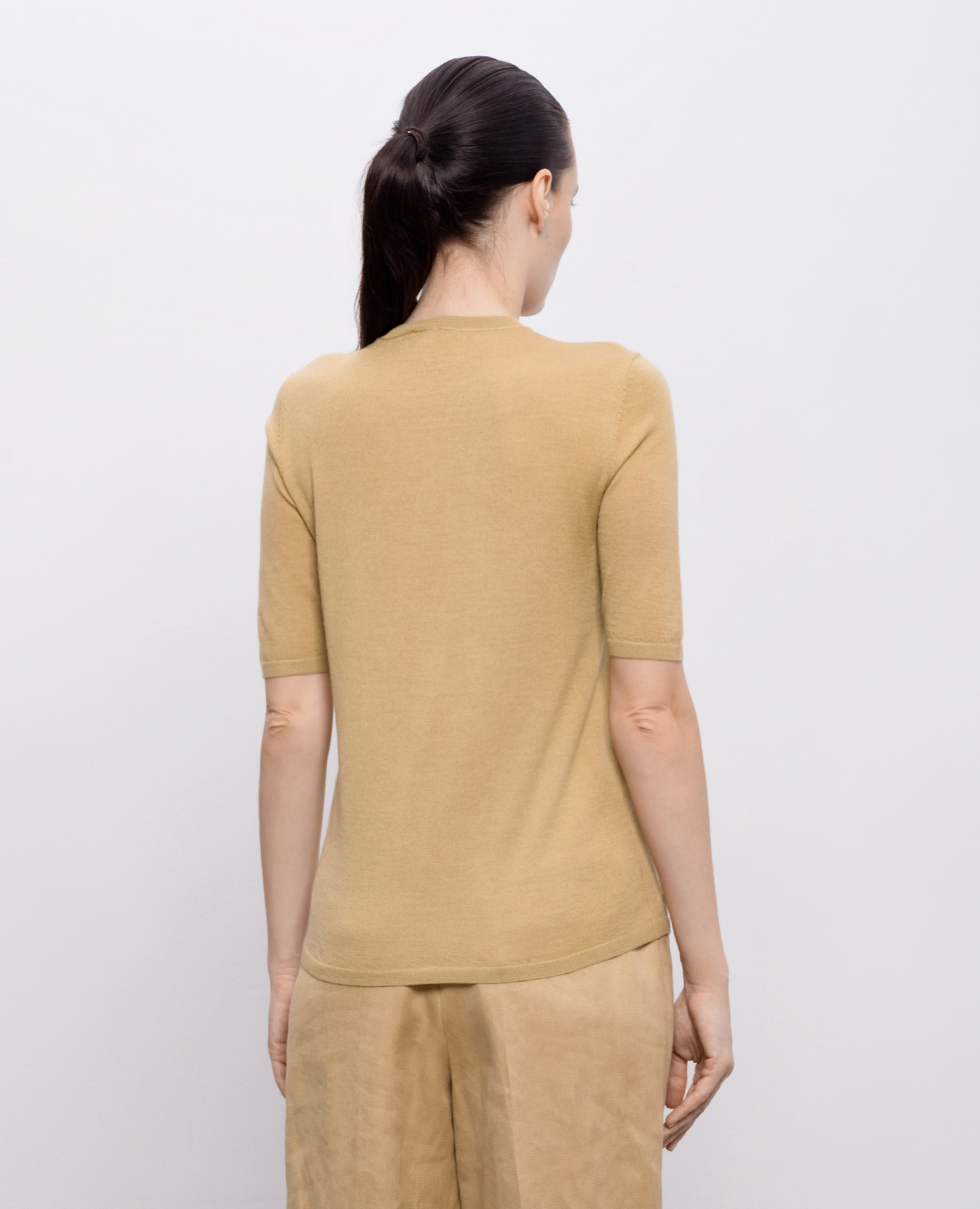 

Chryse brown cashmere and silk T-shirt Gabriela Hearst