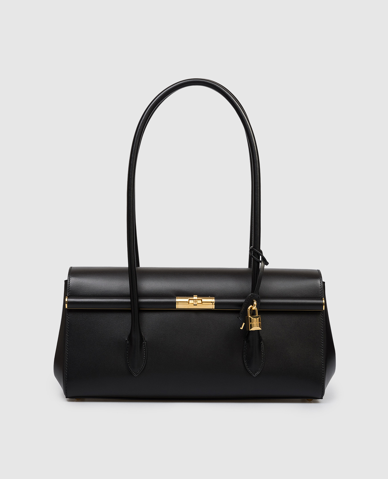 

Marlene black leather baguette bag Dolce&Gabbana