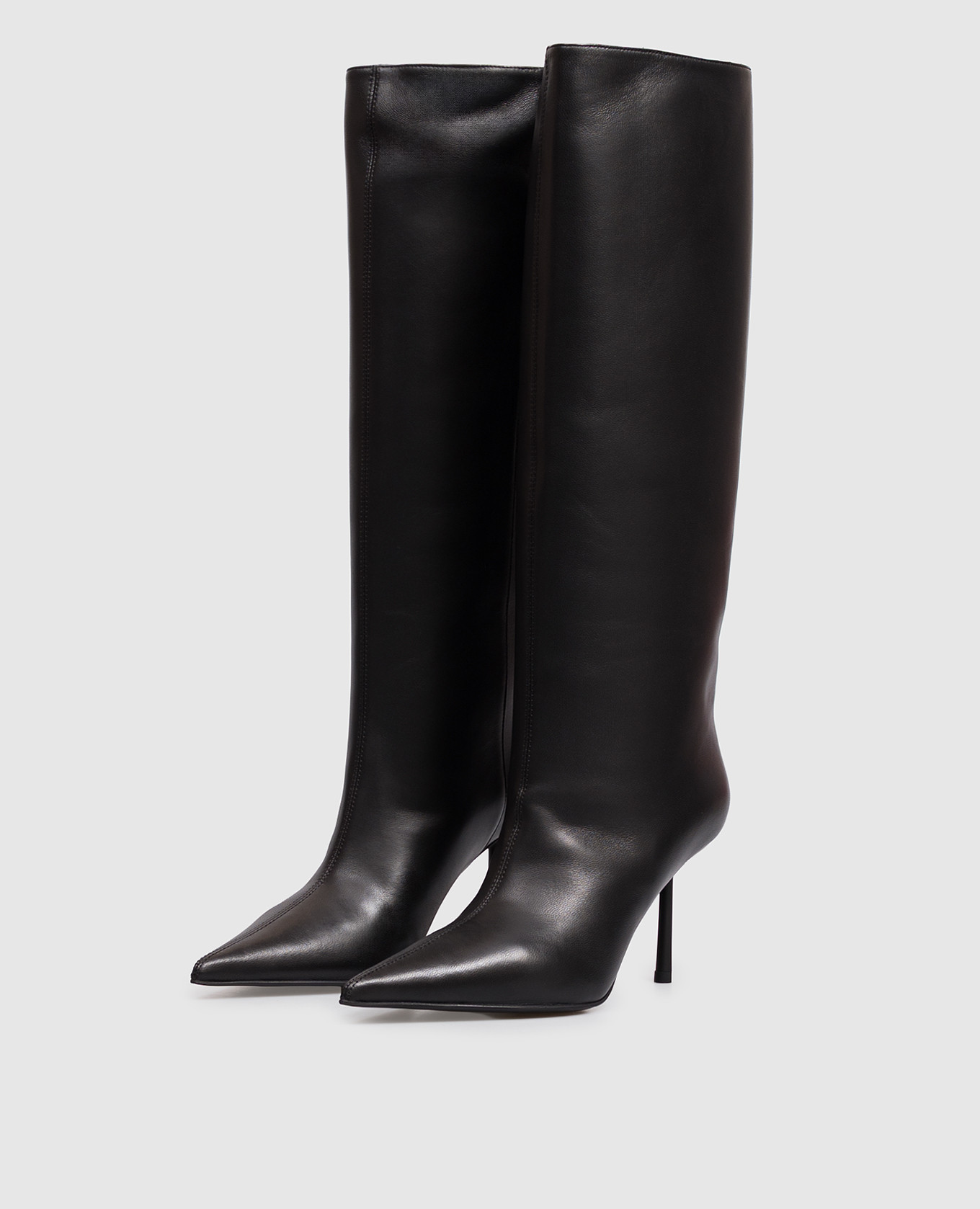 Black leather boots BELLA Le Silla 3