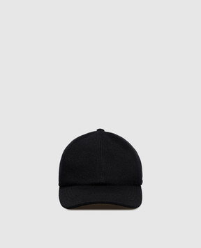 MooRER ROBINSON wool and cashmere cap, black ROBINSONSLE