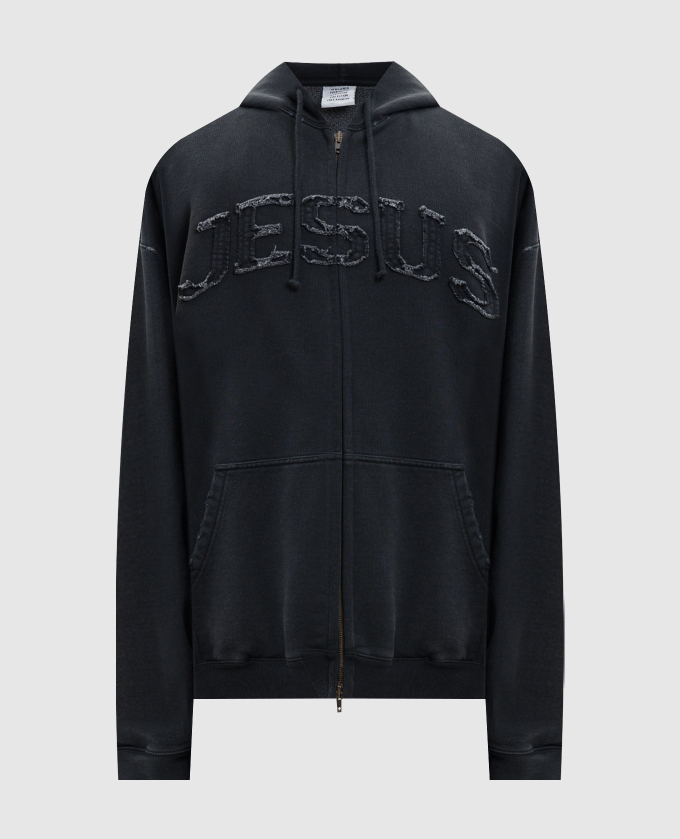 

Black sports jacket with patch Vetements