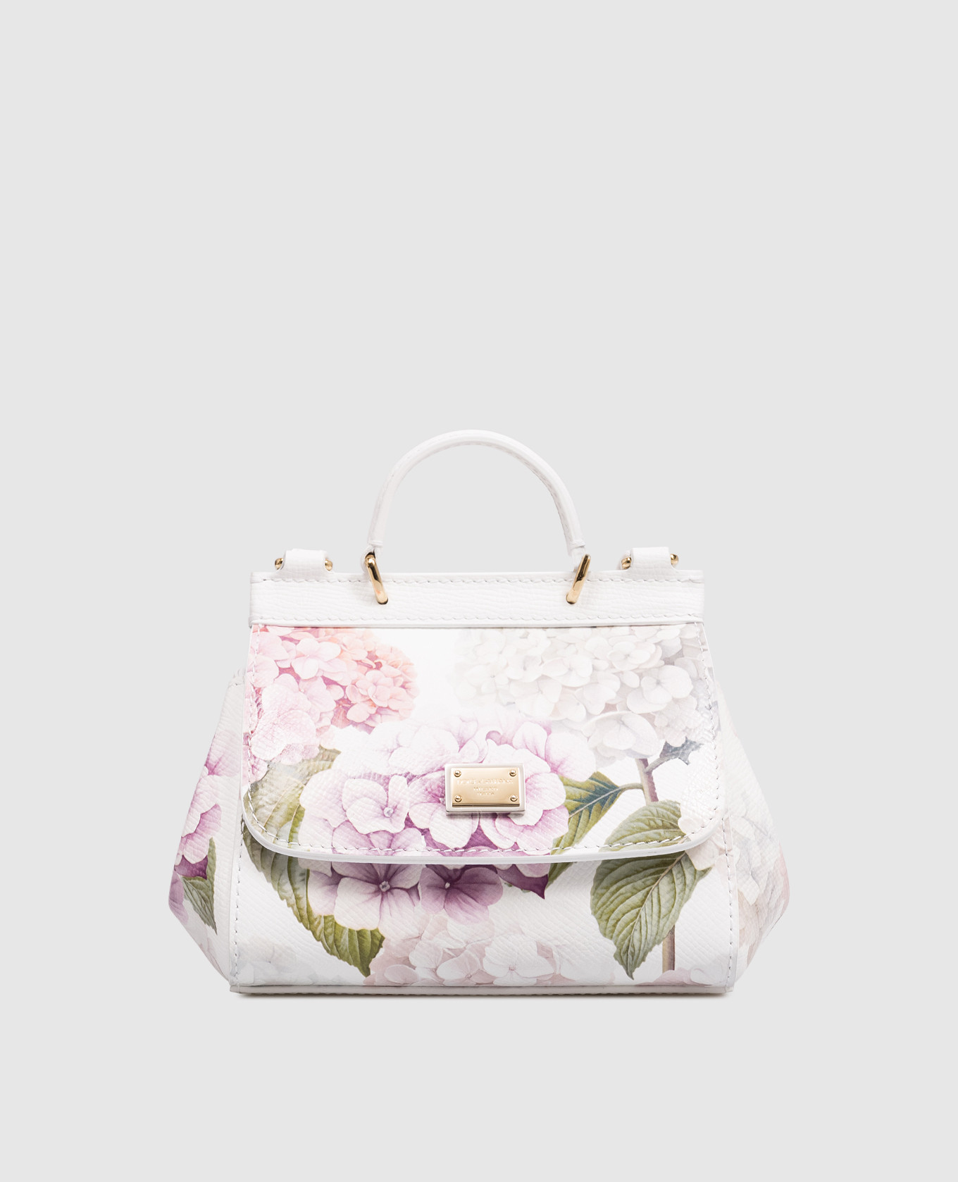 

Children's white leather bag Sicily with print Dolce&Gabbana