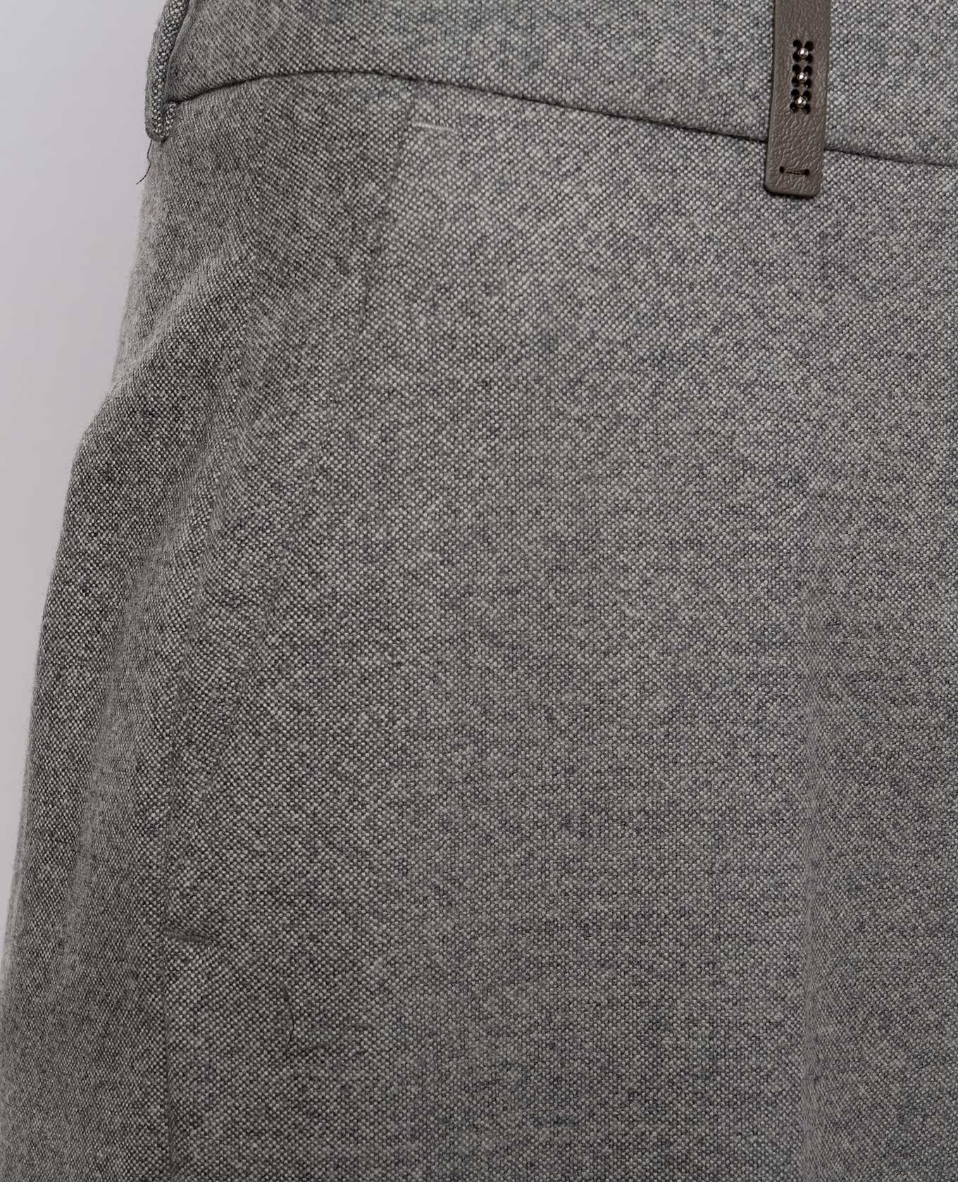 Gray wool pants Peserico 5