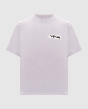 Balenciaga Grey Masking Tape T-shirt 850990TTVL6