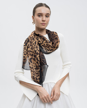 Givenchy Animal print silk scarf 710010169001
