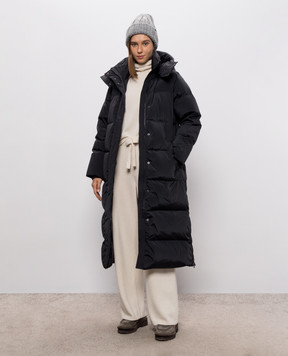 Woolrich Black elongated down jacket CFWWOU2108FBUT1148