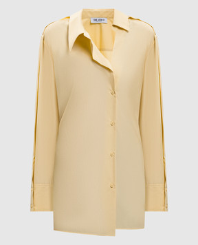 The Attico Yellow shirt dress with logo 260WCA00462CCC052AA