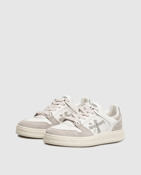Premiata Quinn white leather sneakers QUINND8642