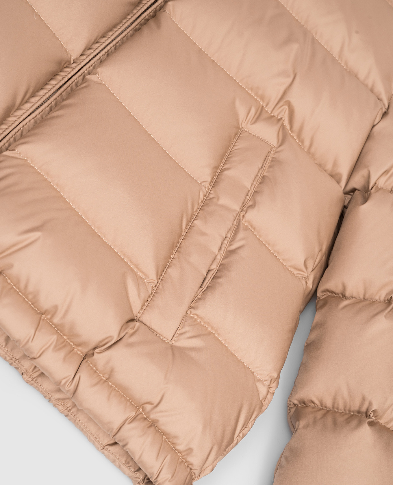 

Children's brown Vard down jacket with logo Moncler ENFANT