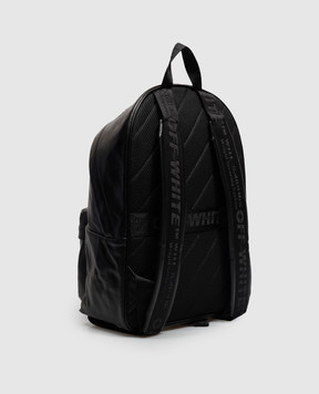 Off-White Black leather Haritage backpack OWMNB04F26LT01