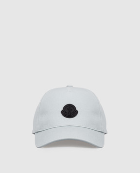 Moncler Blue cap with logo L10933B000110U082