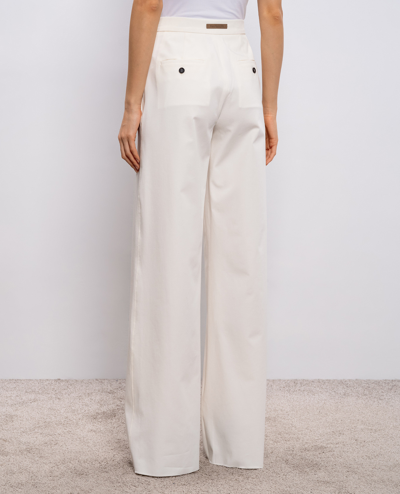 

White pants DENTICE Max Mara
