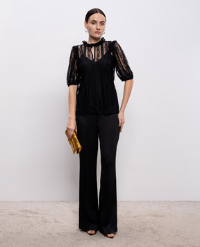 Twinset Black lace blouse 261TP2540