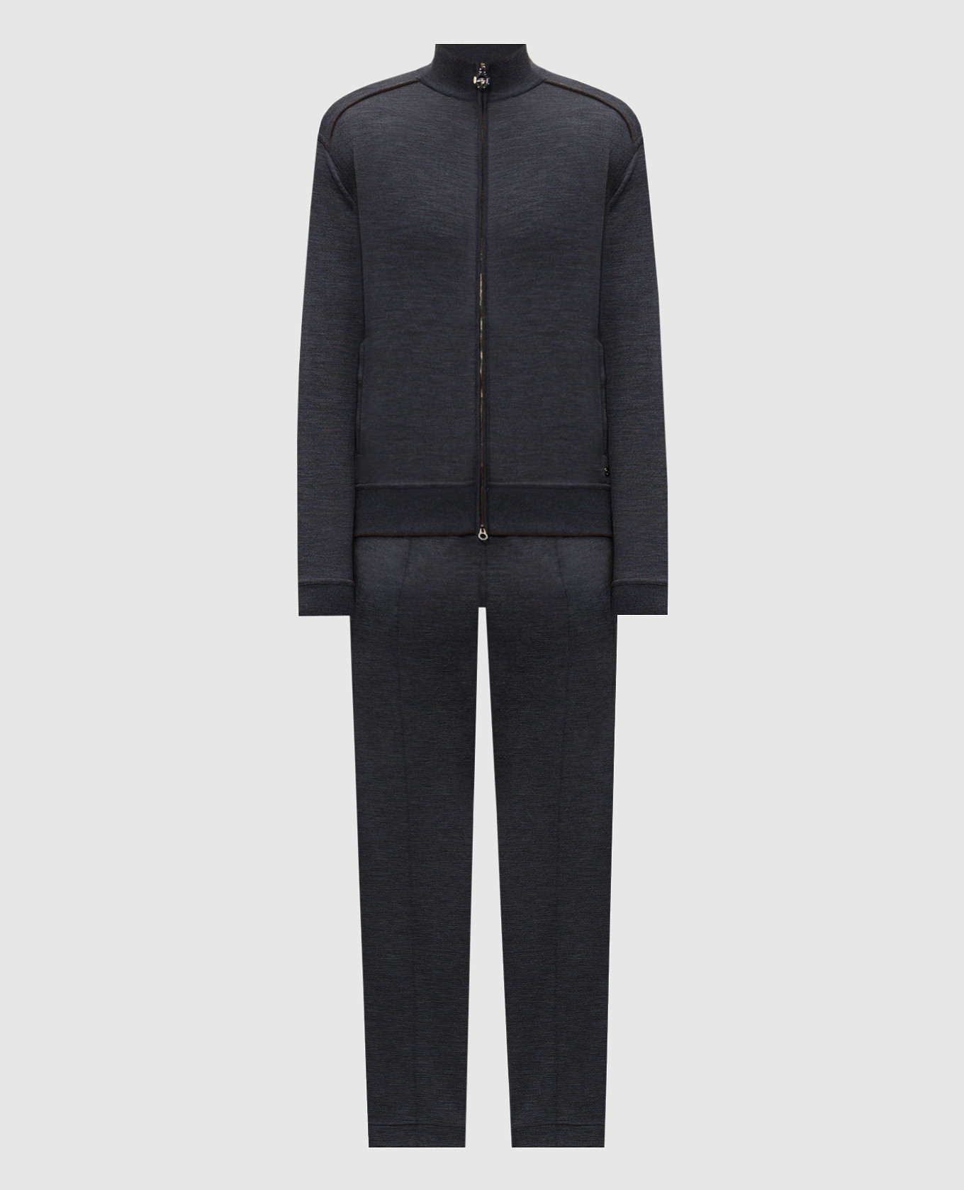 Blue wool tracksuit
