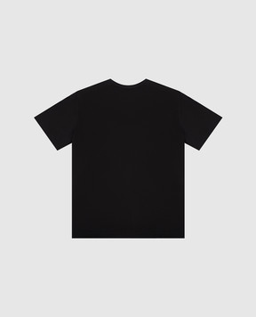 Dolce&Gabbana Children's black T-shirt with logo L4JT7TG7P1T36