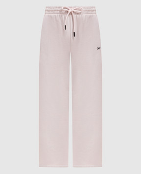 Off-White Pink printed sweatpants 44MCH05AS26F005
