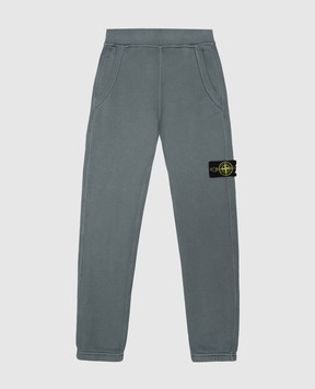 Stone Island Children's blue sports pants L2S166200004S04251012