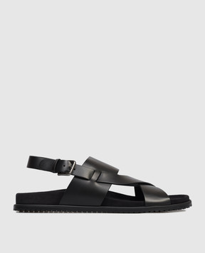 Dolce&Gabbana Black leather sandals A80568A0118
