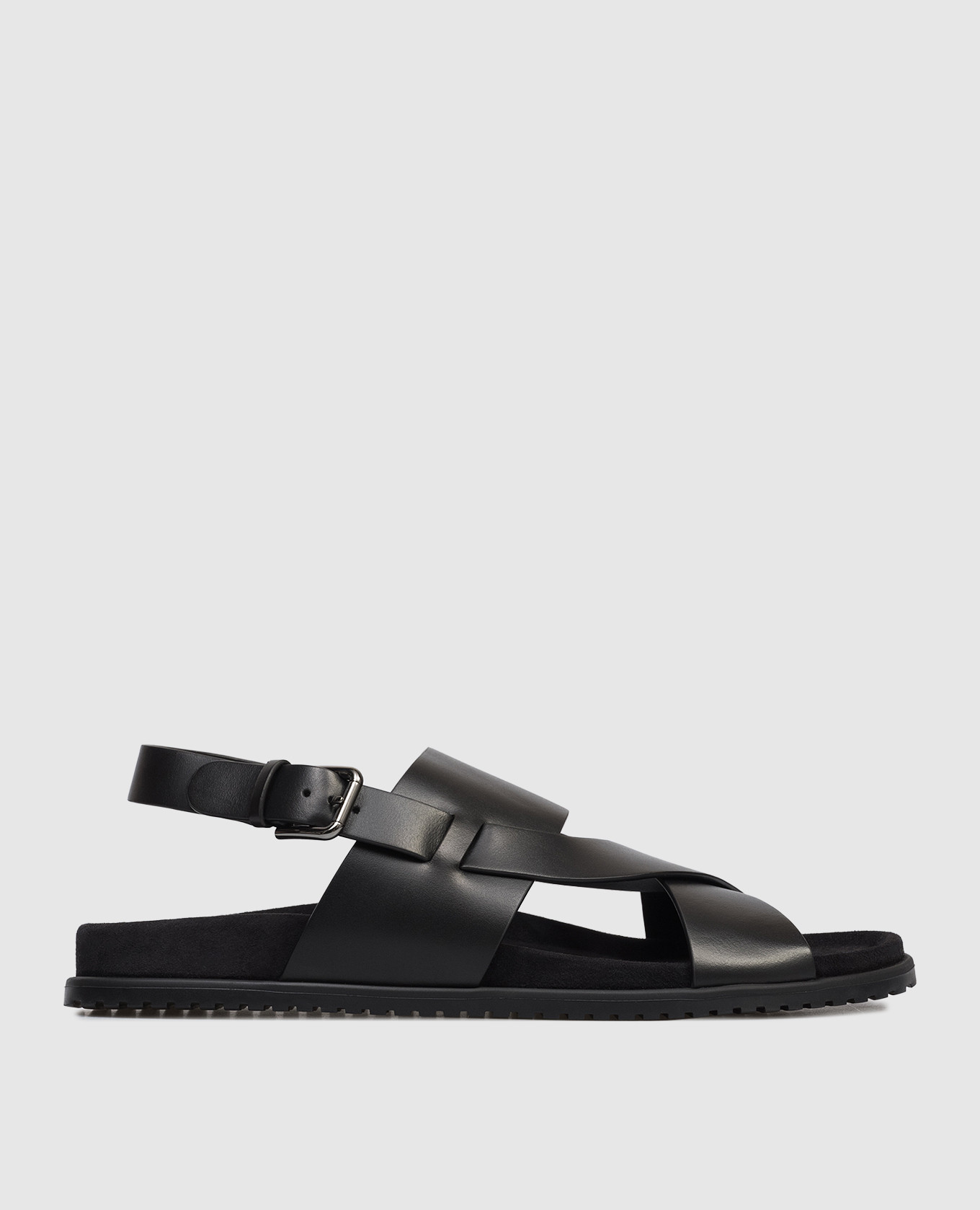 Black leather sandals Dolce&Gabbana