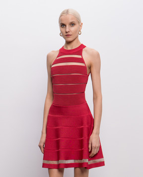 Balmain Pink mini dress GF0R5183KJ75