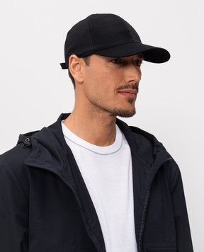 CAPOBIANCO Black cap 20MC1BI00