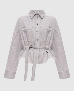 Brunello Cucinelli Gray wool jacket MP549M1E06