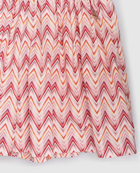 Missoni Children's pink shorts with branded print MY6C49P0597