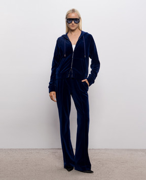 Tom Ford Blue velour pants PAJ180JEX154