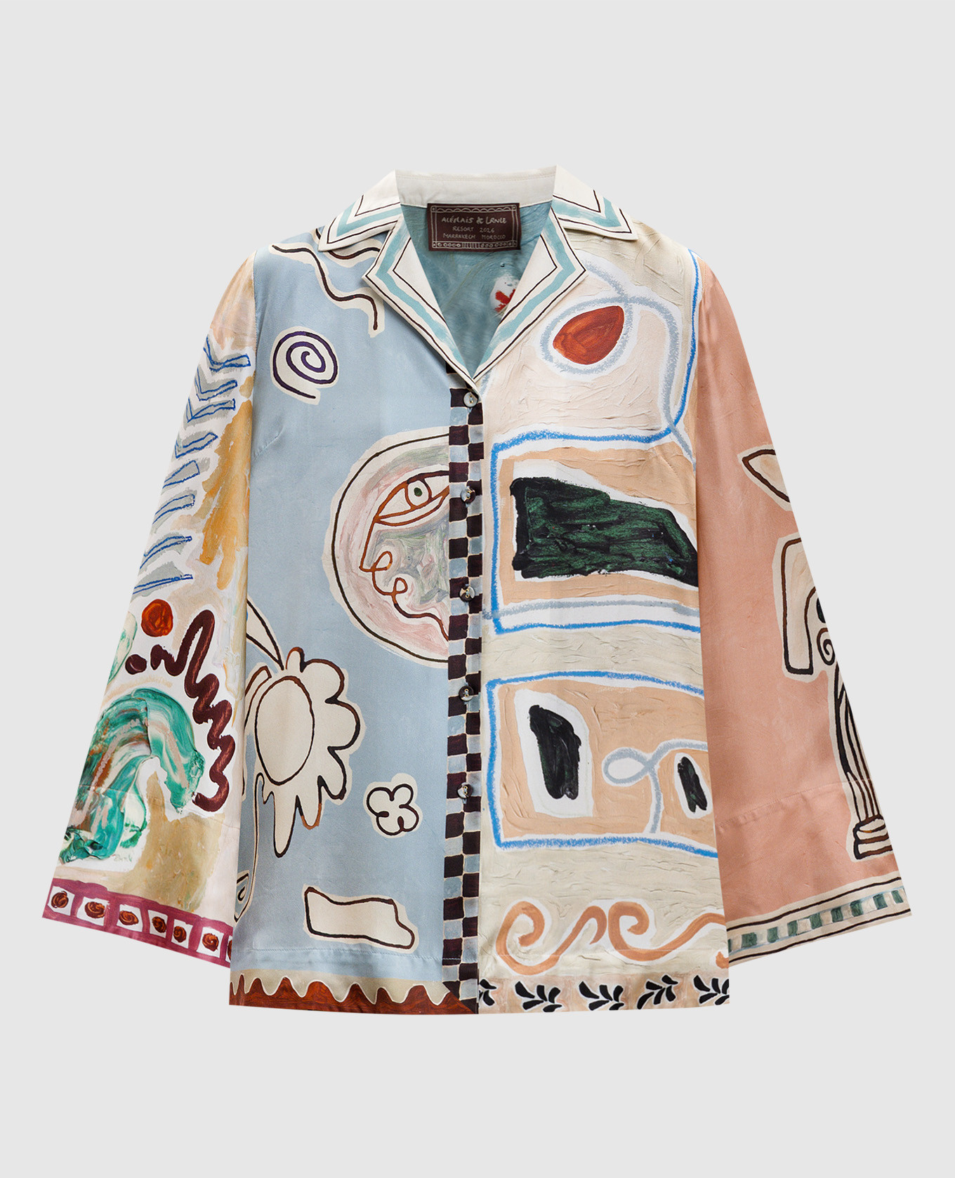 

Michelle silk blouse Alemais, White