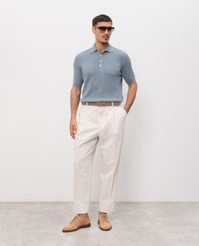 Brunello Cucinelli Beige linen pants MH253S2440