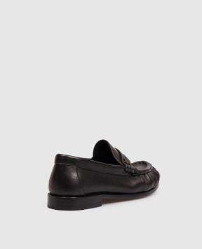 Saint Laurent Black leather loafers 81890825VAA