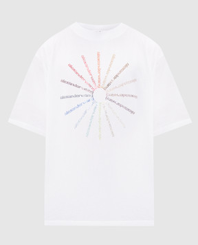 Alexander Wang White T-shirt with crystals UCC3261927